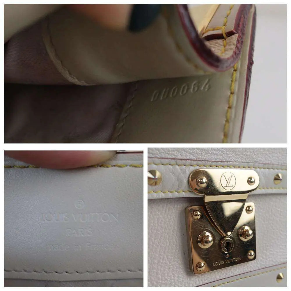 Louis Vuitton Louis Vuitton White Suhali Leather Le Talentueux Bag LVBagaholic