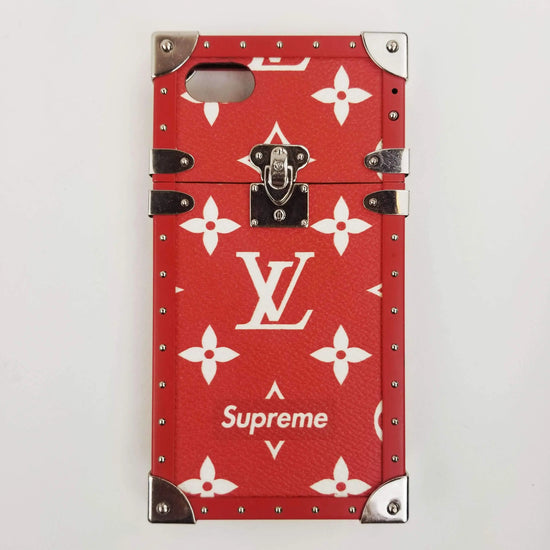 Louis Vuitton x Supreme Eye Trunk Red Case for iPhone 7/8 – Bagaholic