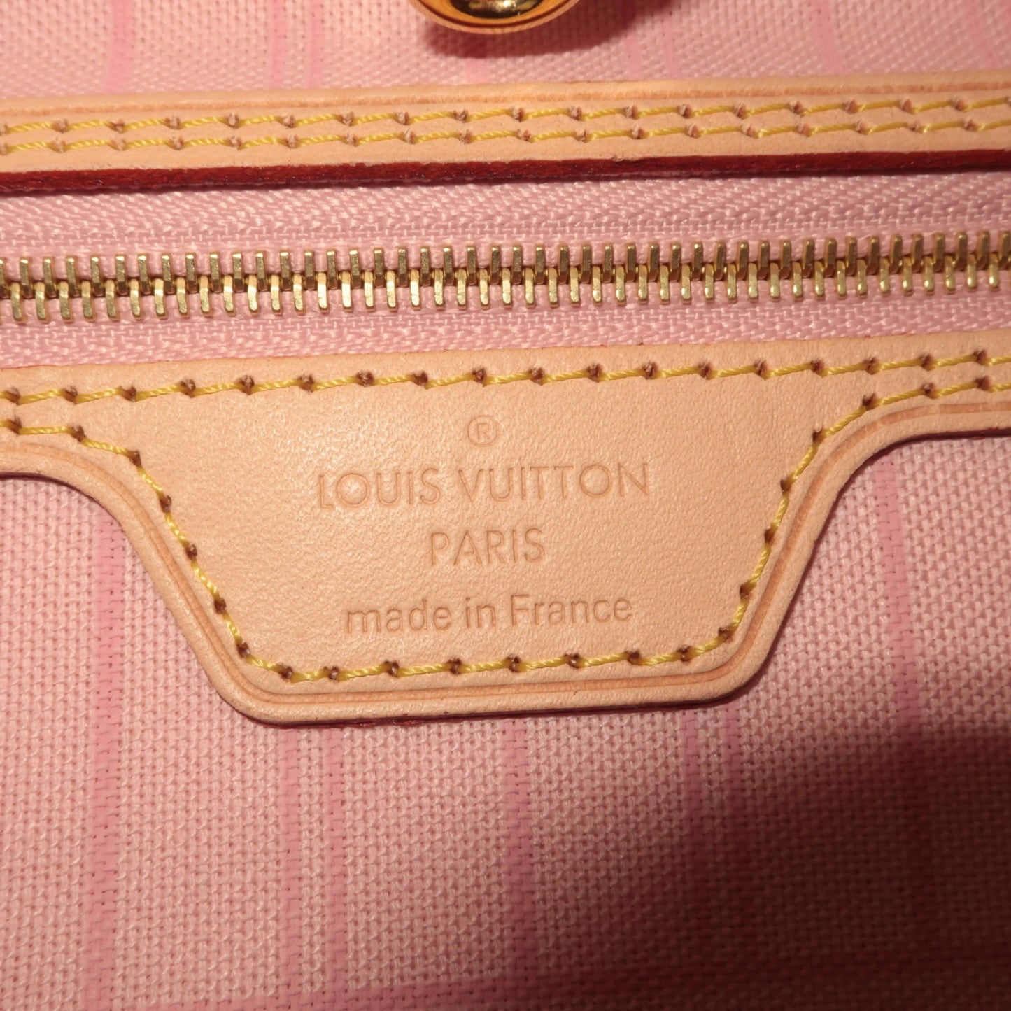 Louis Vuitton Damier Azur Neverfull MM Rose Ballerine - A World Of Goods  For You, LLC