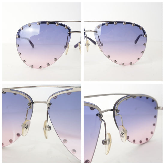 Cargar imagen en el visor de la galería, Louis Vuitton Louis Vuitton Pink Violet Party Sunglasses (802) LVBagaholic
