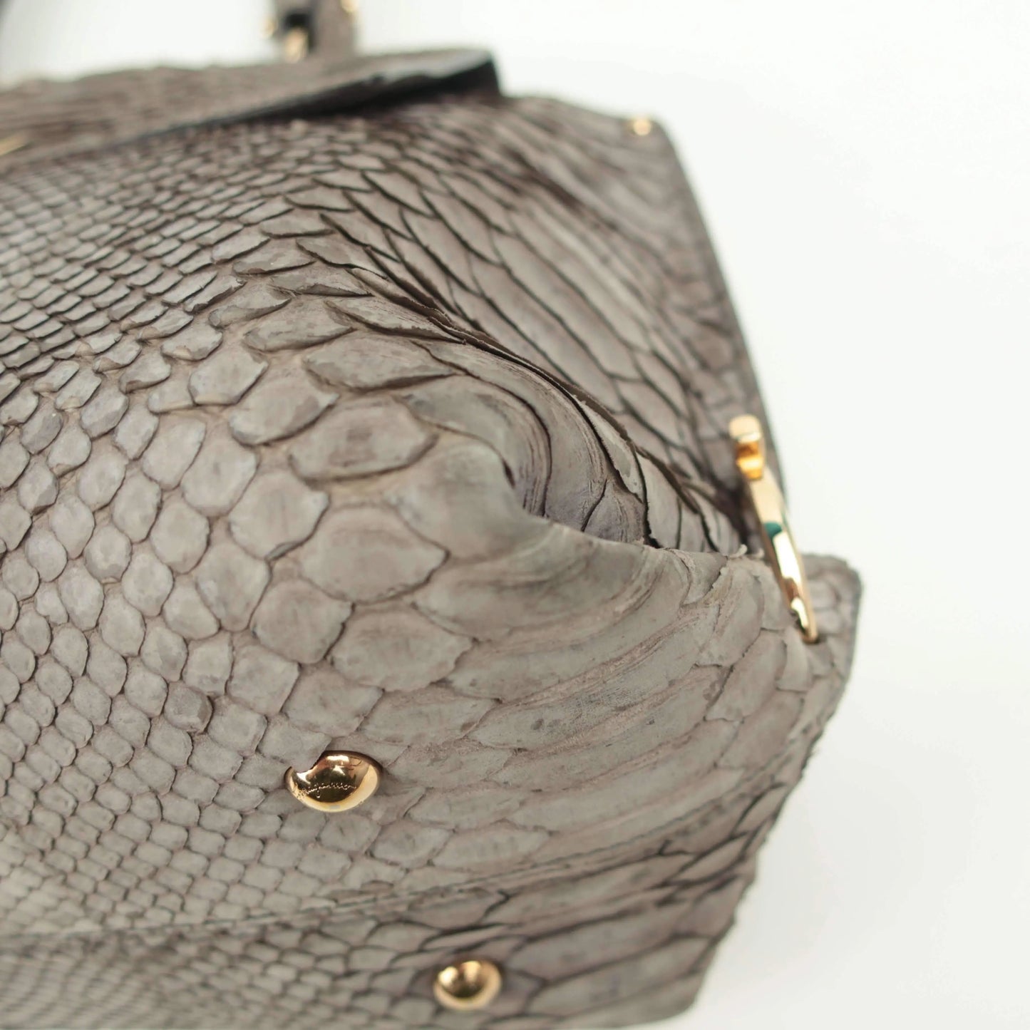 Salvatore Ferragamo Salvatore Ferragamo Sofia Medium Python Bag LVBagaholic