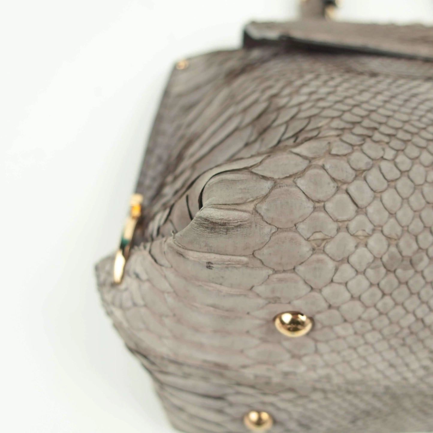 Salvatore Ferragamo Salvatore Ferragamo Sofia Medium Python Bag LVBagaholic