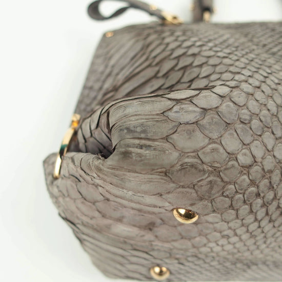 Salvatore Ferragamo Salvatore Ferragamo Sofia Medium Python Bag LVBagaholic