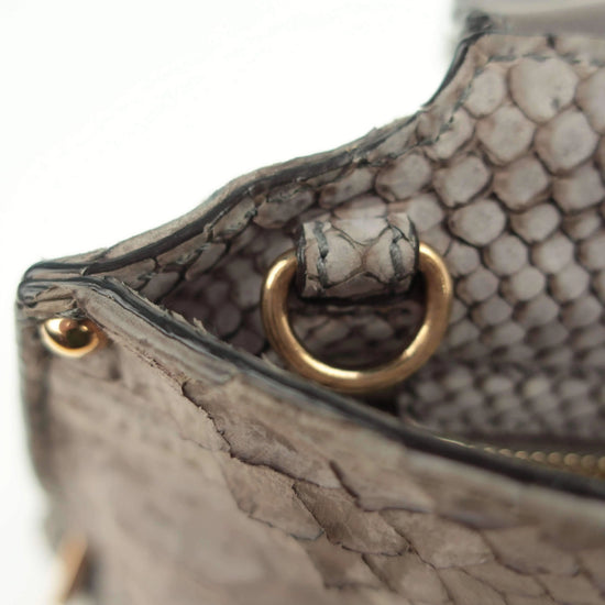 Salvatore Ferragamo Salvatore Ferragamo Sofia Medium Python Bag LVBagaholic