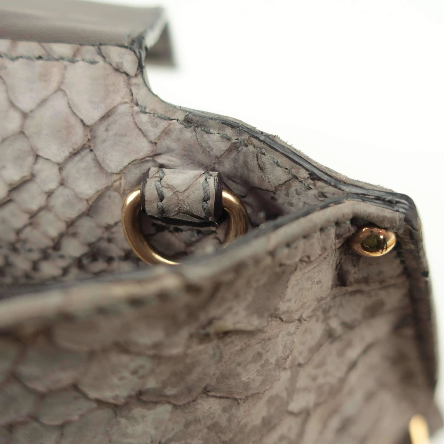 Salvatore Ferragamo Salvatore Ferragamo Sofia Medium Python Bag LVBagaholic