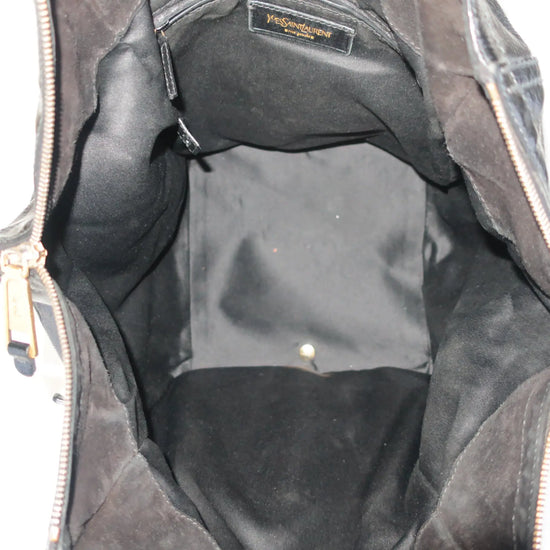Load image into Gallery viewer, YVES SAINT LAURENT YSL Downtown Black Patent Leather Bag LVBagaholic
