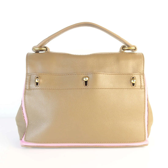 Load image into Gallery viewer, YVES SAINT LAURENT Yves Saint-Laurent Brown/Pink Muse Two Bag LVBagaholic
