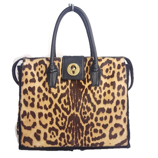 Load image into Gallery viewer, YVES SAINT LAURENT Yves Saint Laurent Ponyhair Muse Two Cabas Tote LVBagaholic
