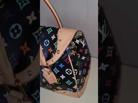 Load and play video in Gallery viewer, Louis Vuitton Black Monogram Multicolore Beverly GM Bag
